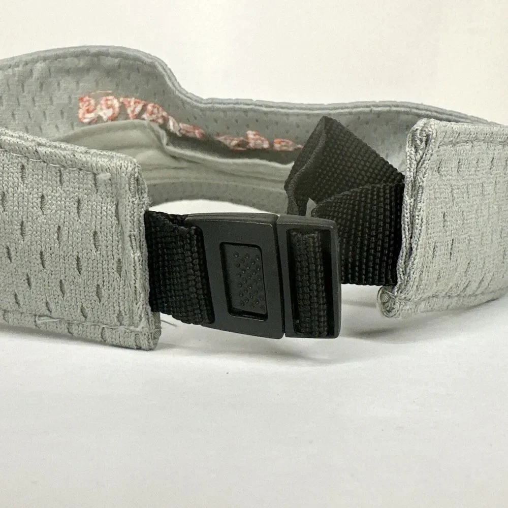 Lady Braves Visor Gray & Orange Women’s Mesh Sun Visor Big‎ X